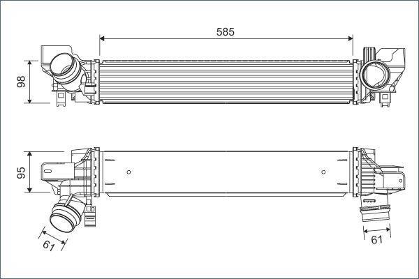 Valeo 822932 Ladeluftkühler