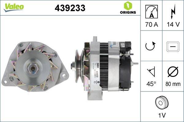 Valeo 439233 Generator