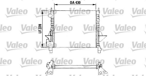 Valeo 730633 Kühler, Motorkühlung