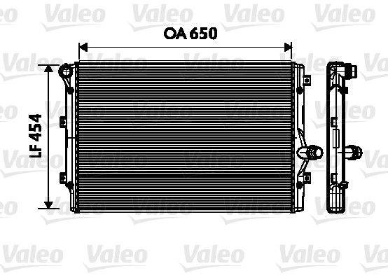 Valeo 734333 Kühler, Motorkühlung