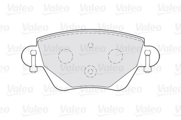 Valeo 301434 Bremsbelagsatz, Scheibenbremse
