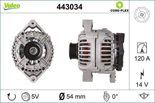 Valeo 443034 Generator