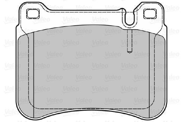Valeo 601034 Bremsbelagsatz, Scheibenbremse