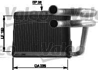 Valeo 812434 Wärmetauscher, Innenraumheizung