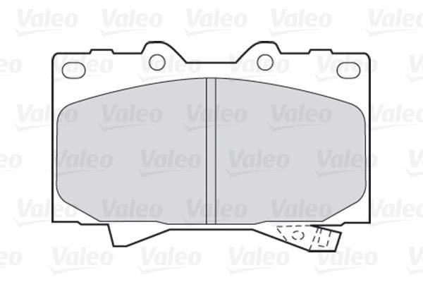 Valeo 301535 Bremsbelagsatz, Scheibenbremse