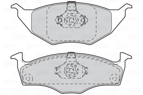 Valeo 301735 Bremsbelagsatz, Scheibenbremse