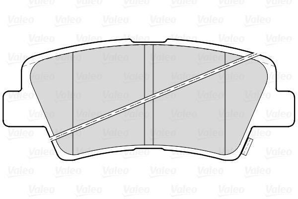 Valeo 302335 Bremsbelagsatz, Scheibenbremse