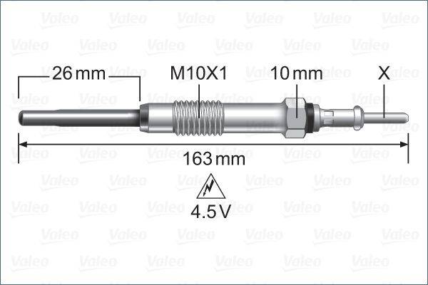Valeo 345235 Glühkerze