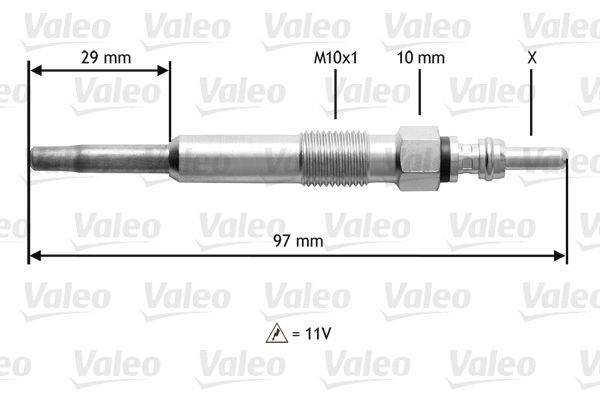 Valeo 345136 Glühkerze