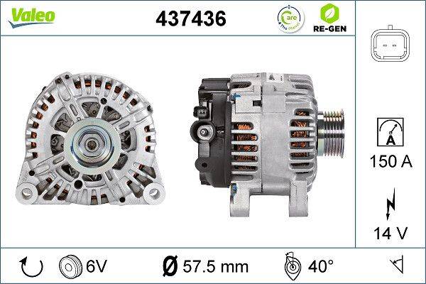 Valeo 437436 Generator
