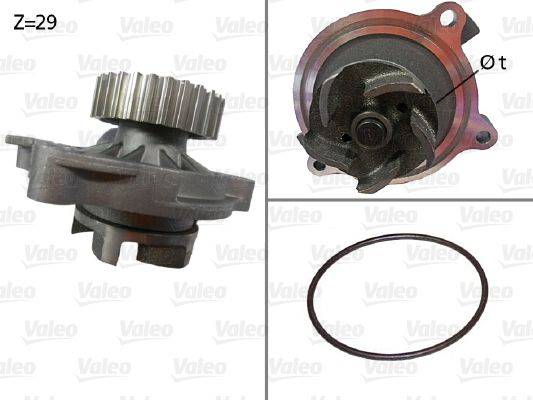 Valeo 506336 Wasserpumpe, Motorkühlung