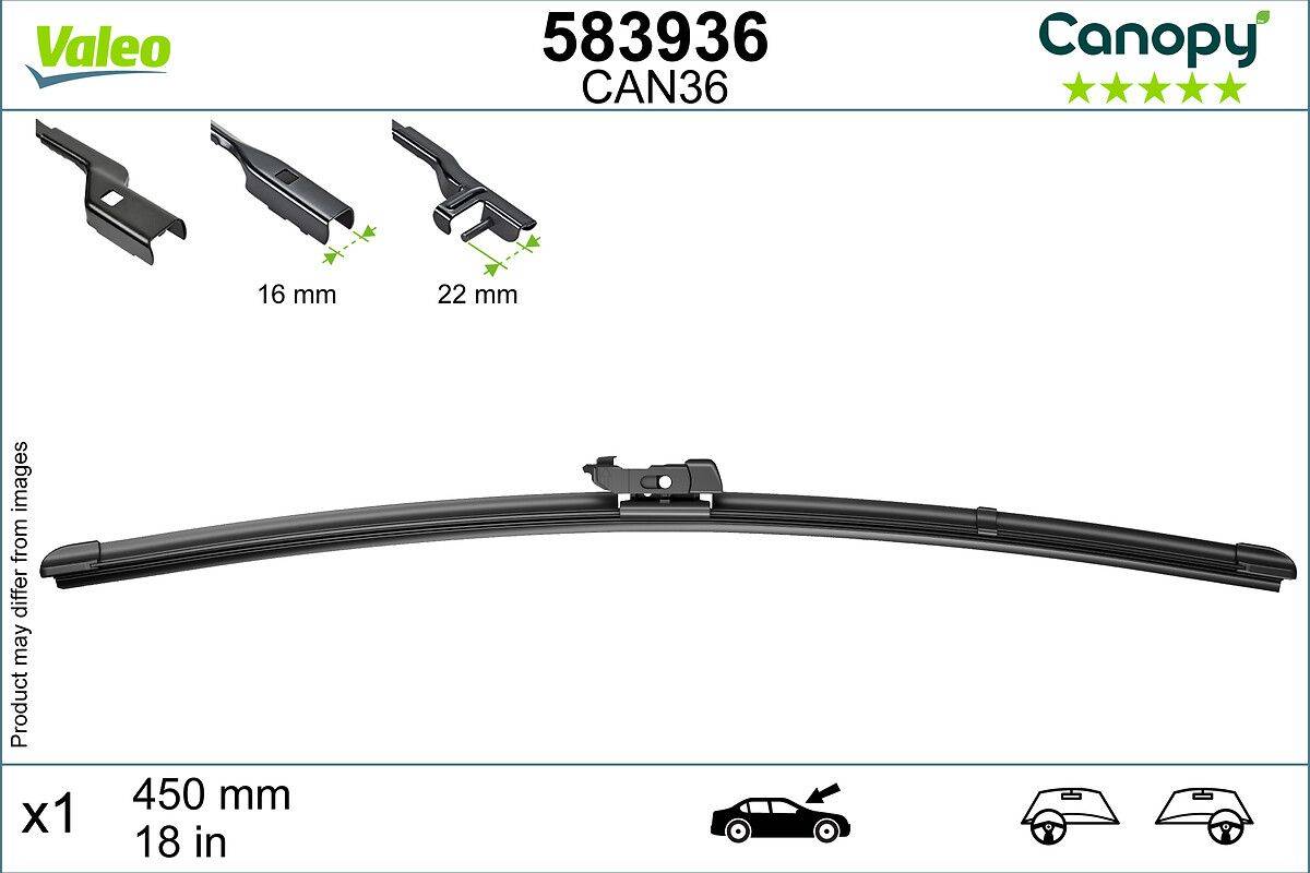 Valeo 583936 Wischblatt