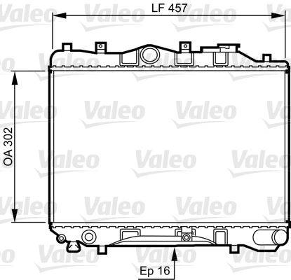 Valeo 730436 Kühler, Motorkühlung