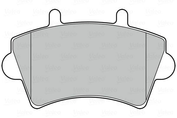 Valeo 301537 Bremsbelagsatz, Scheibenbremse