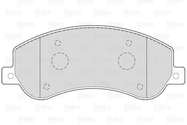 Valeo 302337 Bremsbelagsatz, Scheibenbremse