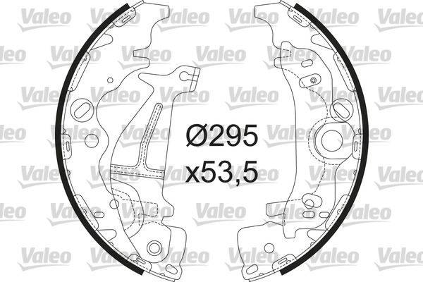 Valeo 564237 Bremsbackensatz