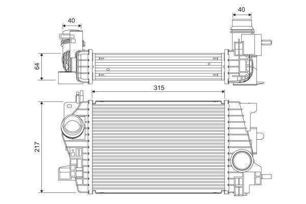 Valeo 818537 Ladeluftkühler