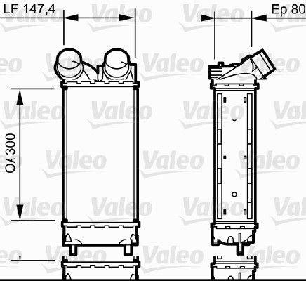 Valeo 818837 Ladeluftkühler