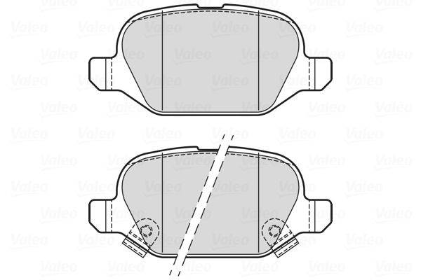 Valeo 302338 Bremsbelagsatz, Scheibenbremse