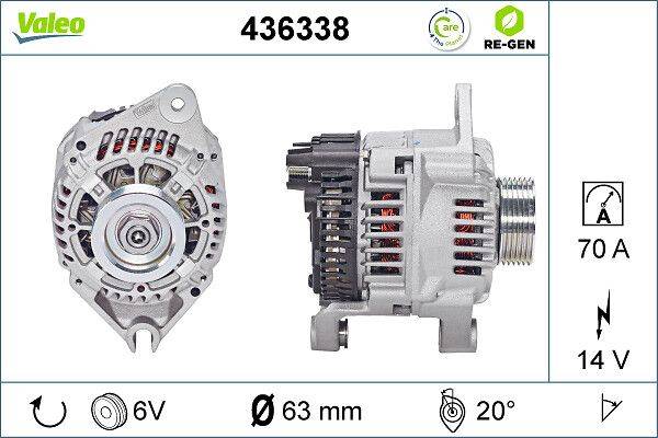 Valeo 436338 Generator