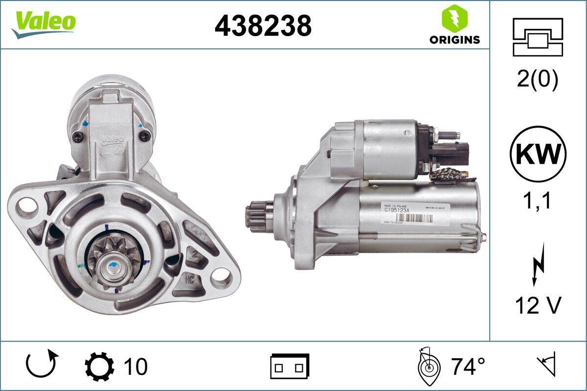 Valeo 438238 Starter
