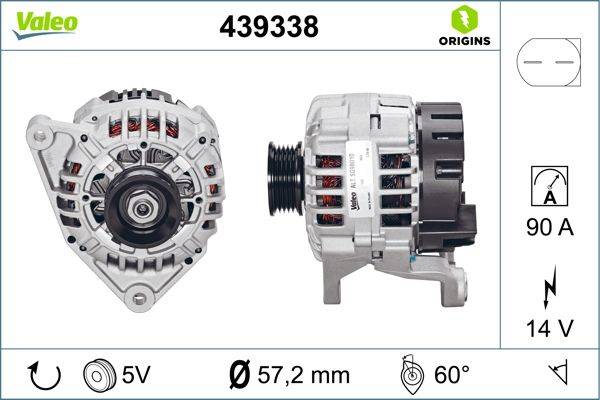 Valeo 439338 Generator