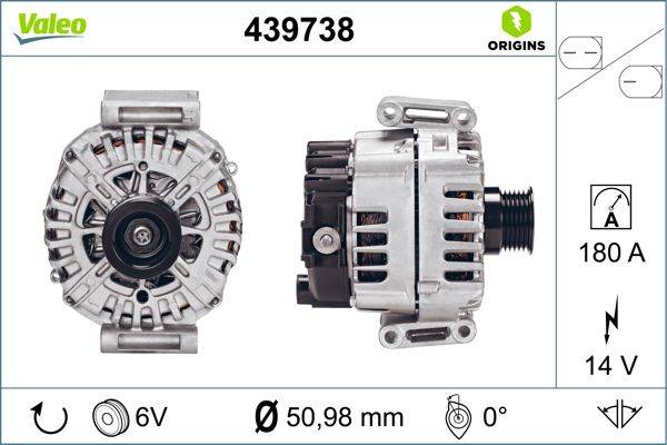 Valeo 439738 Generator