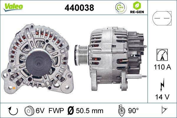 Valeo 440038 Generator