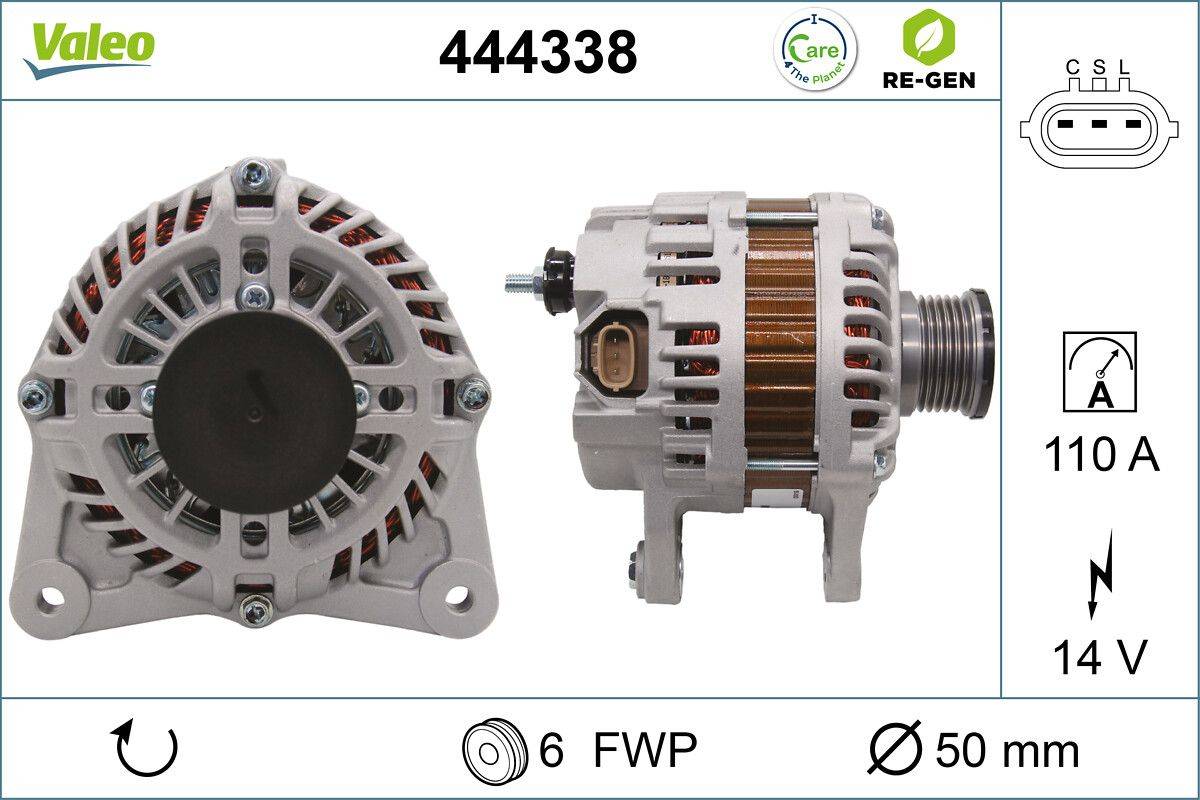 Valeo 444338 Generator