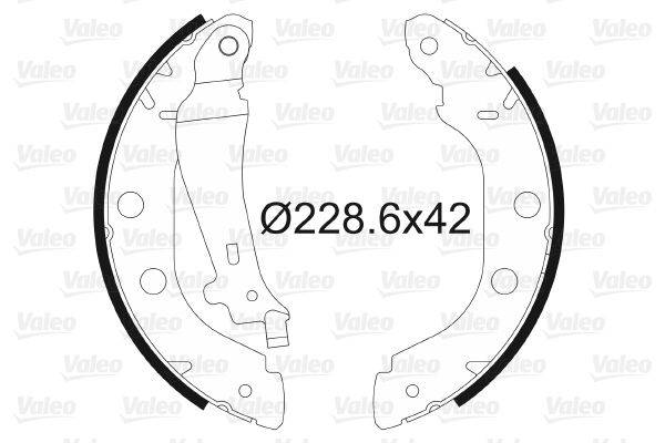 Valeo 562638 Bremsbackensatz