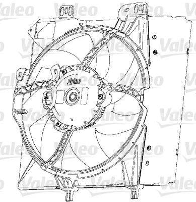 Valeo 696238 Lüfter, Motorkühlung