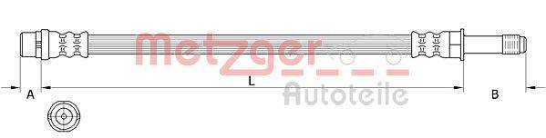 Metzger 4111639 Bremsschlauch