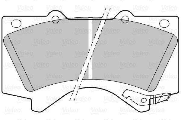 Valeo 301339 Bremsbelagsatz, Scheibenbremse