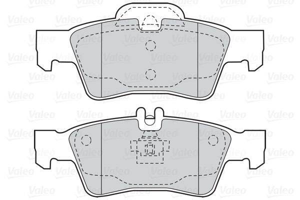 Valeo 302039 Bremsbelagsatz, Scheibenbremse