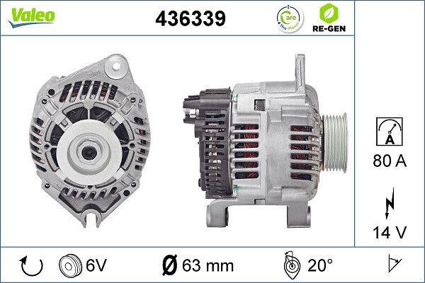 Valeo 436339 Generator