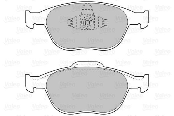 Valeo 598639 Bremsbelagsatz, Scheibenbremse