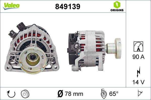Valeo 849139 Generator
