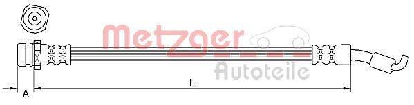 Metzger 4111440 Bremsschlauch