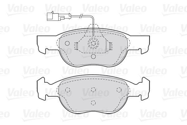 Valeo 301040 Bremsbelagsatz, Scheibenbremse