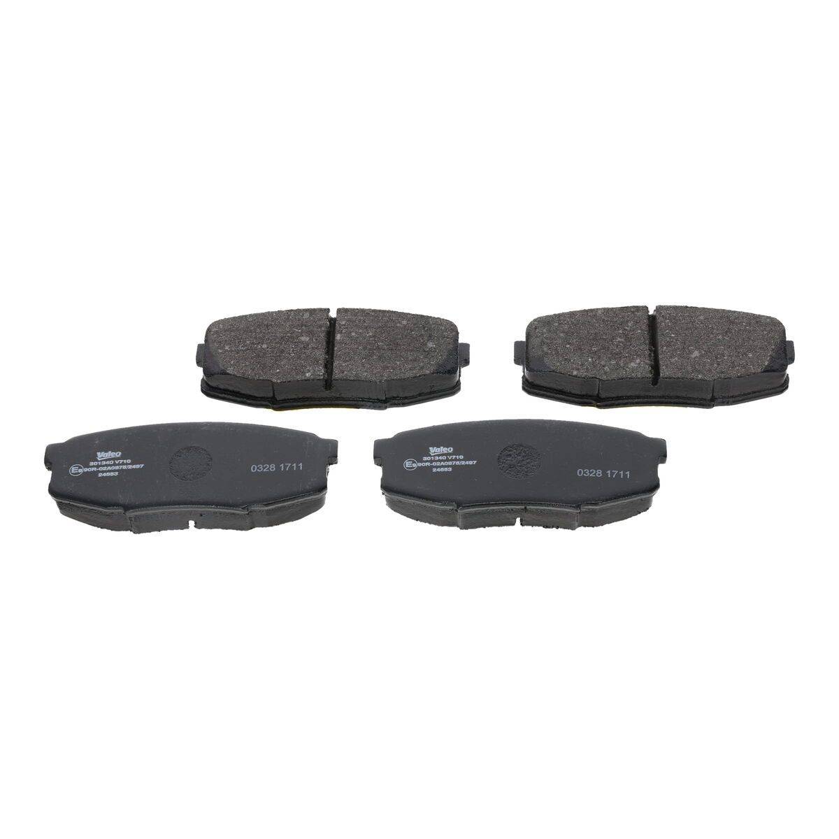 Valeo 301340 Bremsbelagsatz, Scheibenbremse