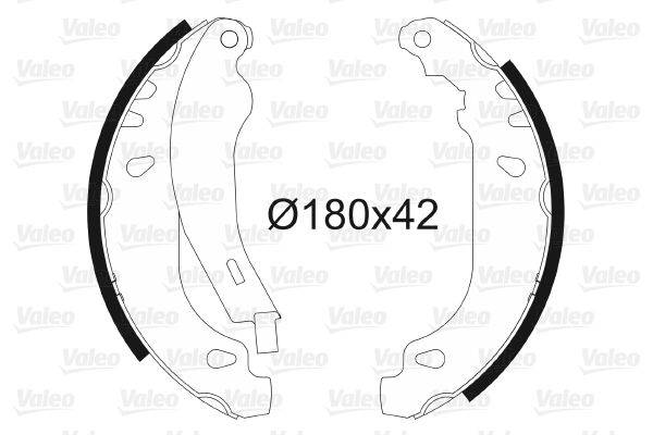 Valeo 562040 Bremsbackensatz