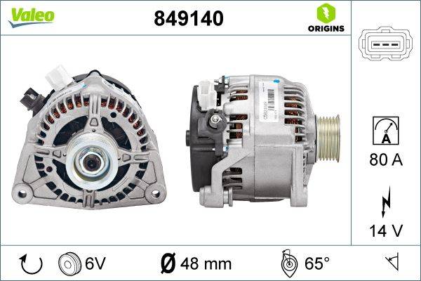 Valeo 849140 Generator