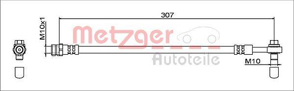 Metzger 4112041 Bremsschlauch