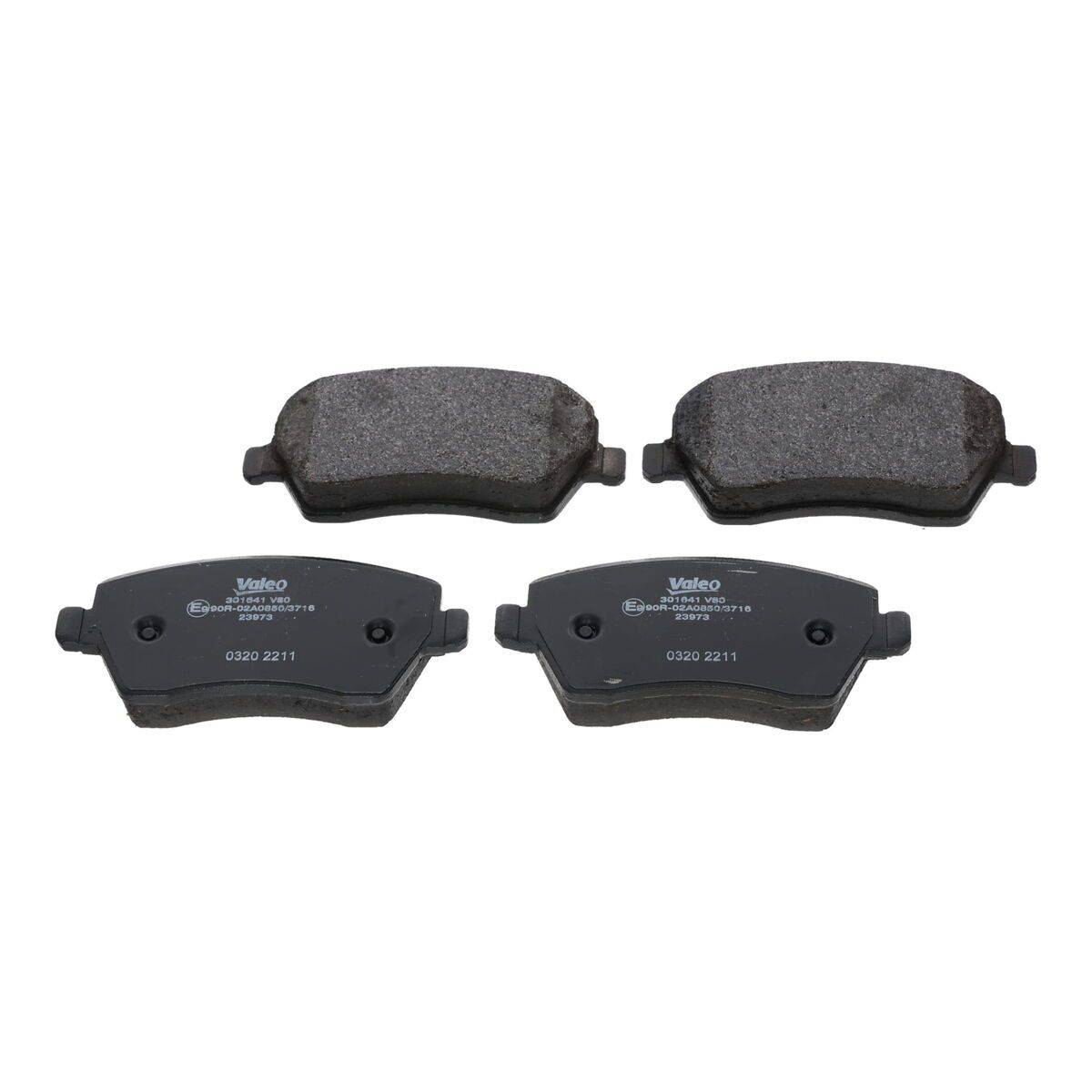 Valeo 301641 Bremsbelagsatz, Scheibenbremse