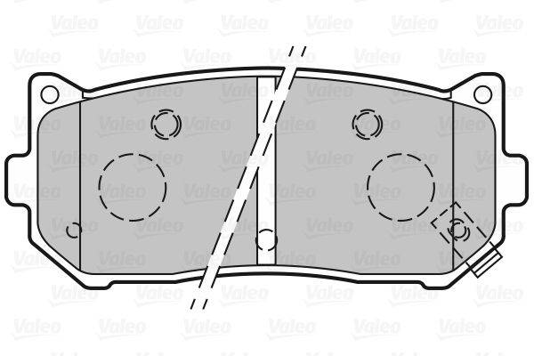 Valeo 301841 Bremsbelagsatz, Scheibenbremse