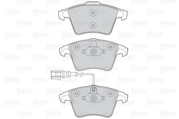 Valeo 302041 Bremsbelagsatz, Scheibenbremse