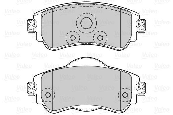 Valeo 302341 Bremsbelagsatz, Scheibenbremse