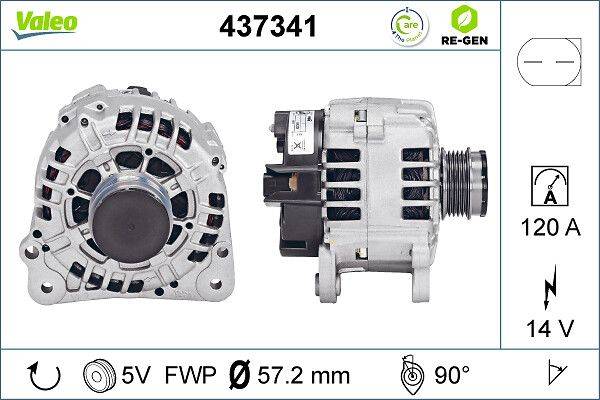 Valeo 437341 Generator