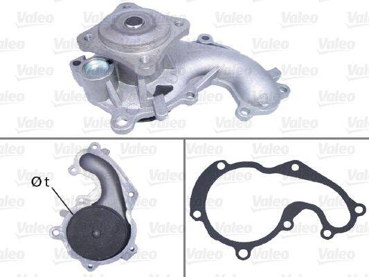 Valeo 506641 Wasserpumpe, Motorkühlung