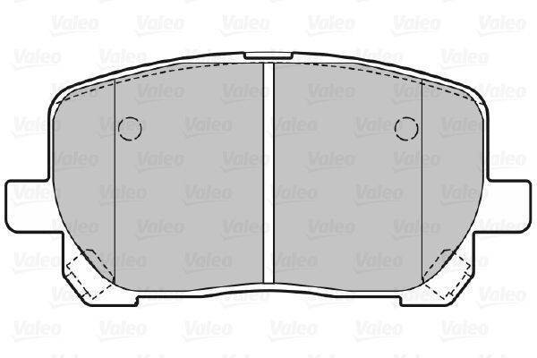 Valeo 598541 Bremsbelagsatz, Scheibenbremse